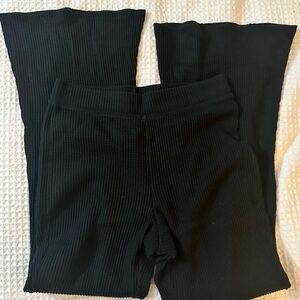 Aerie Black Flare Pants